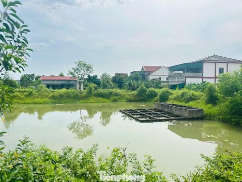Một khu vực giếng nước từng được lắp đặt hệ thống lọc tại giếng.