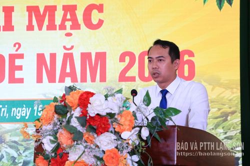 Lãnh đạo UBND phường Lương Văn Tri phát biểu khai mạc