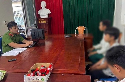 Các trường hợp vi phạm tại cơ quan Công an. Ảnh: Công an tỉnh Lai Châu.