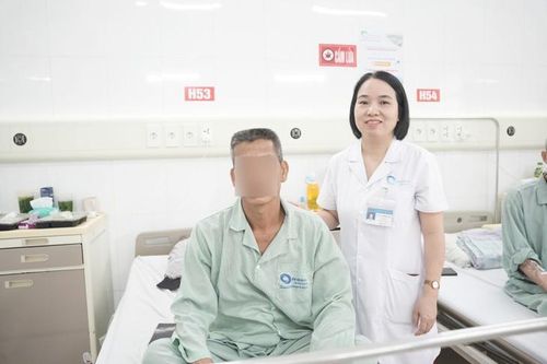 Bệnh nhân phục hồi sức khỏe tốt sau phẫu thuật. Ảnh: BVCC