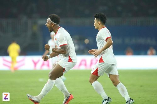 Xuân Son ăn mừng cảm xúc trước Indonesia. Ảnh: Minh Chiến.