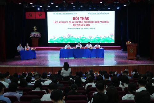 Hội thảo lấy ý kiến đóng góp cho dự thảo Luật Phát triển công nghiệp văn hóa do Bộ VH,TT&DL phối hợp với UBND TP.HCM tổ chức ngày 10/8