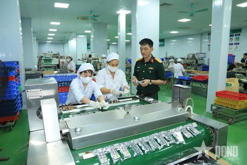 Công ty Cổ phần 22 chú trọng hiện đại hóa dây chuyền sản xuất. Ảnh: MẠNH HUỲNH