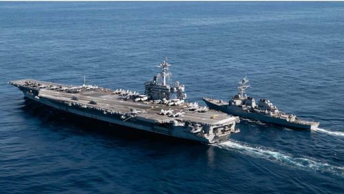 Mỹ rút tàu sân bay USS George Washington khỏi châu Á. Ảnh: US Navy