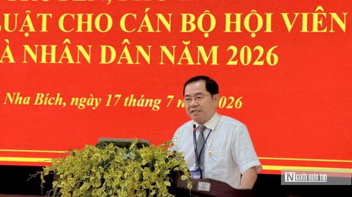 Luật gia Dương Văn Tín, Phó Chủ tịch Hội Luật gia thành phố Đồng Nai.