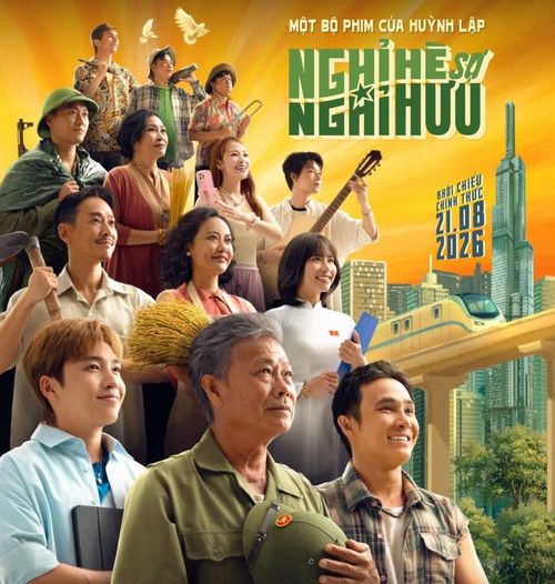 Nghỉ Hè Sợ Nghỉ Hưu là bộ phim điện ảnh mới do Huỳnh Lập đạo diễn, viết kịch bản và đồng sản xuất. (Ảnh: NSX)