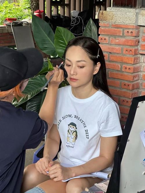 Lan Phương vừa có chuyến công tác tại TP.HCM để thực hiện một dự án phim mới. Ảnh: FBNV