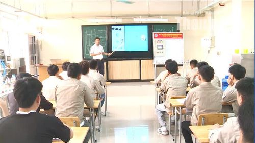 Lớp học lý thuyết tại Trường Cao đẳng nghề số 4 - Bộ Quốc phòng, phân hiệu Thanh Hóa.