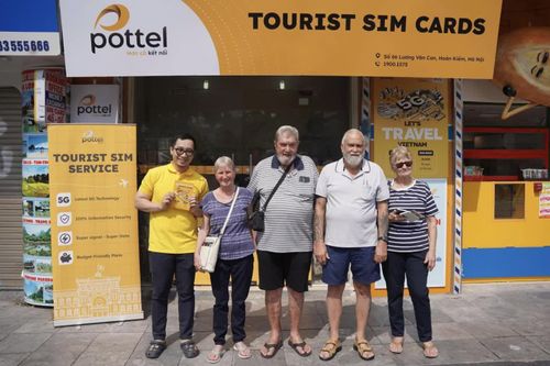 Sản phẩm SIM du lịch Pottel dành cho khách quốc tế của Vietnam Post.