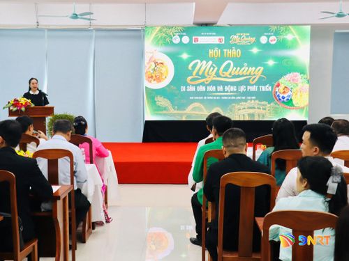Hội thảo "Mỳ Quảng - di sản văn hóa và động lực phát triển" được tổ chức vừa qua. Ảnh: QUỐC TUẤN