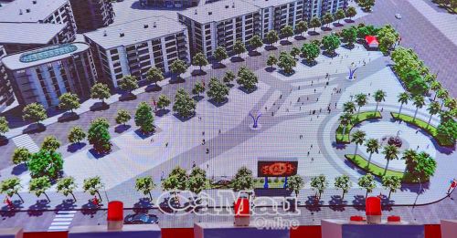 Phối cảnh Công viên Hồng Bàng sau khi được nâng cấp, cải tạo.