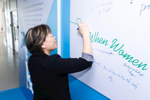 Bà Vũ Thu Hồng, cán bộ Chương trình Phụ nữ, Hòa bình và An ninh của UN Women Việt Nam. Ảnh: UN Women