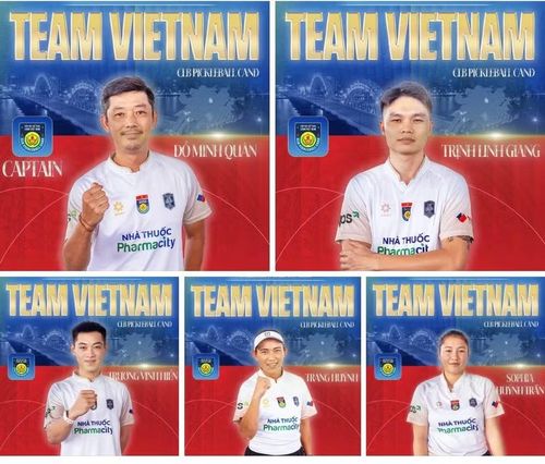 5 tay vợt CAND góp mặt trong đội hình Việt Nam tuyển chọn