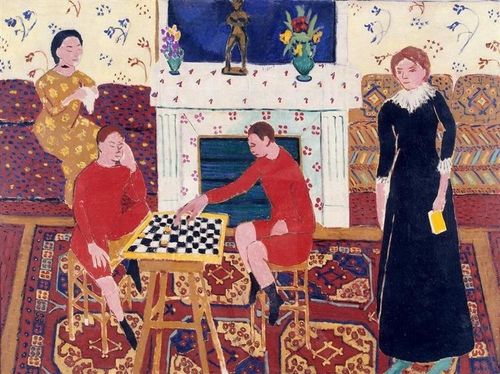  Bức tranh La famille du peintre (Gia đình người họa sĩ) được sáng tác vào năm 1911 bởi họa sĩ người Pháp phái dã thú Henri Matisse. Ảnh: wikiart. 
