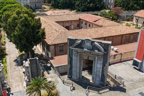Khuôn viên của Bảo tàng Khu vực Messina tại Messina, Sicily, Italy. Ảnh: Reuters.