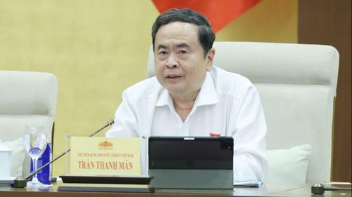 Chủ tịch Quốc hội Trần Thanh Mẫn cho ý kiến về dự thảo Luật Phát triển đô thị. Ảnh: QUANG PHÚC