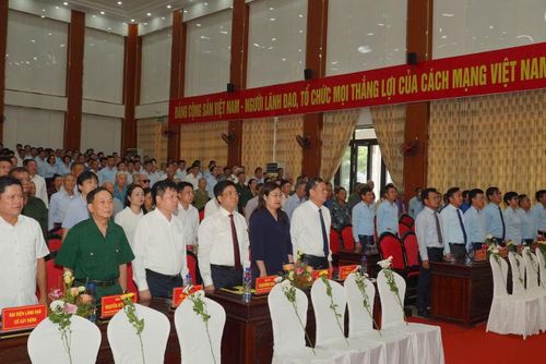 Các đại biểu dự lễ kỷ niệm.