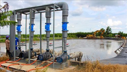 Hệ thống xử lý nước thải chế biến tinh bột sắn của Công ty Trách nhiệm hữu hạn MTV Định Khuê (xã Tân Châu, Tây Ninh).