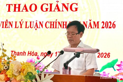 Phó Trưởng Ban Tuyên giáo và Dân vận Tỉnh ủy Nguyễn Ngọc Túy phát biểu khai mạc.