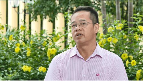 Ông Nguyễn Đức Hóa, Giám đốc Phòng Giao dịch Ngân hàng Chính sách xã hội Lâm Hà (Lâm Đồng)