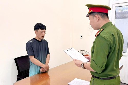 Công an TP. Đà Nẵng mới đây đã khởi tố vụ án hình sự “Lừa đảo chiếm đoạt tài sản - Rửa tiền”, khởi tố bị can đối với Trần Đức Giang, trú tỉnh Phú Thọ về tội “Rửa tiền” - Ảnh: Công an Đà Nẵng