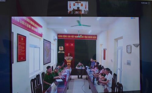 Ghi nhận thực tế tại buổi tiếp, hệ thống tiếp trực tuyến hoạt động ổn định; đường truyền giữa các điểm cầu thông suốt.