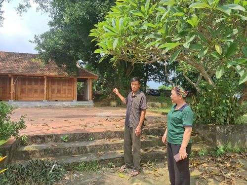 Một góc đình Đân, thôn Bài, xã Yên Bài. Ảnh: NM