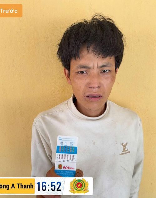 Đối tượng Sồng A Thanh. Ảnh: Công an tỉnh Lào Cai.