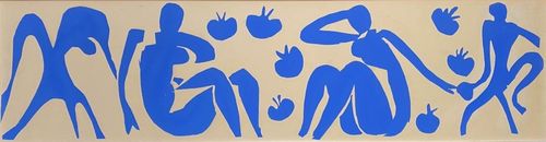  Tác phẩm Femmes et singes (Phụ nữ và khỉ) do danh họa người Pháp Henri Matisse thực hiện vào năm 1952. Ảnh: mutualart. 