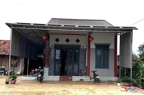 Căn nhà của anh Bàn Thanh Minh có giá trị 1 tỷ đồng. Ảnh: Hải Dương