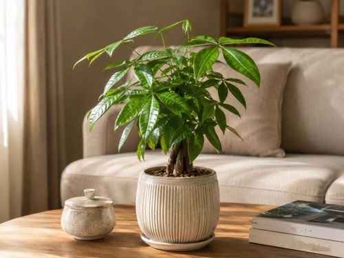 Kim ngân có nhiều kích thước khác nhau, từ chậu nhỏ để bàn đến cây lớn đặt dưới sàn.