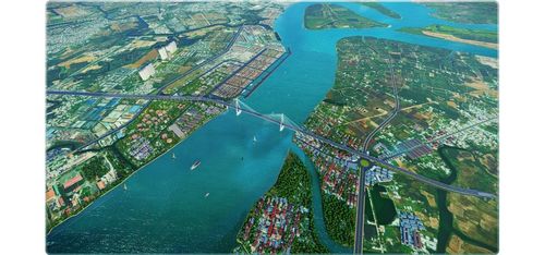 Phối cảnh cầu Cát Lái. Ảnh: Tổng công ty Tư vấn thiết kế giao thông vận tải