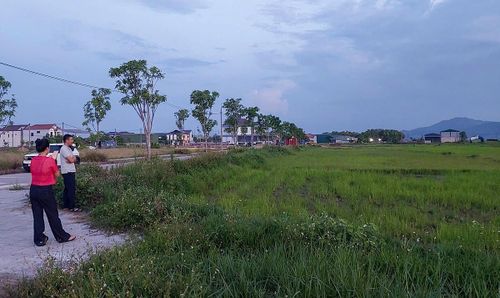 Khu vực đất được đưa ra đấu giá tại xã Toàn Lưu. Ảnh: H.L