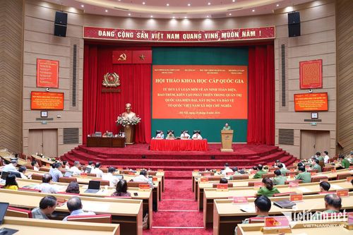 Hội thảo khoa học “Tư duy lý luận mới về an ninh toàn diện, bao trùm, kiến tạo phát triển trong quản trị quốc gia hiện đại, xây dựng và bảo vệ Tổ quốc Việt Nam xã hội chủ nghĩa”