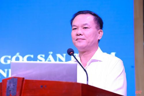 Ông Dương Kim Nga, Phó Giám đốc Sở Khoa học và Công nghệ phát biểu.