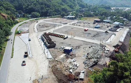 Khu tái định cư Bản Áng, xã Thanh Thịnh phục vụ 117 hộ dân bị ảnh hưởng bởi dự án.