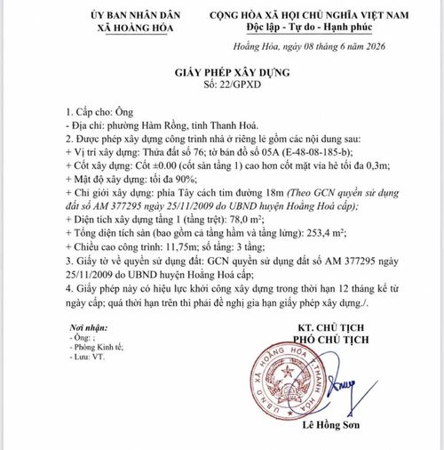 Một số hộ dân dù có sổ đỏ, có giấy phép xây dựng nhưng chưa thể xây nhà! (Tên nhân vật đã được xóa).