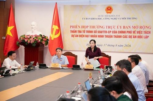 Chủ nhiệm Ủy ban Khoa học, Công nghệ và Môi trường Nguyễn Thanh Hải phát biểu kết luận phiên họp. Ảnh: quochoi.vn.