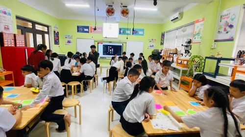 Học sinh tham gia hoạt động STEM ở Trường TH Nguyễn Trãi