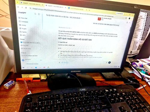 AI trở thành "trợ lý" thẩm định hồ sơ đất đai.