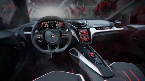 Thiết kế khoang lái Lamborghini Revuelto SV. Ảnh: Lamborghini.