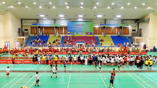 Ngay sau lễ khai mạc, các nội dung thi đấu đã chính thức diễn ra. Ảnh: Công Sơn