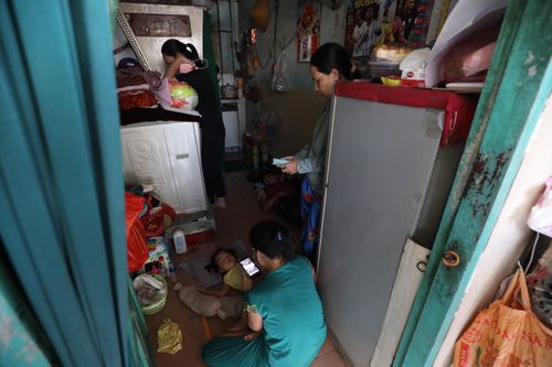 Khu Mả Lạng là khu dân cư đông đúc ở trung tâm thành phố với nhiều nhà xây dựng lâu năm, diện tích nhỏ, xuống cấp và hạ tầng thiếu đồng bộ. Ảnh: Quỳnh Danh.