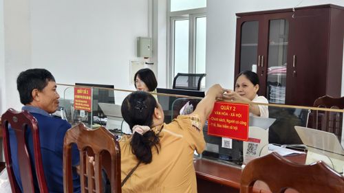 Trung tâm Hành chính công Phường Bỉm Sơn. Ảnh: Huy Thông