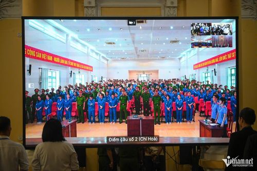 Các bị cáo tại Trại tạm giam Chí Hòa (T30). Ảnh: Nguyễn Huế