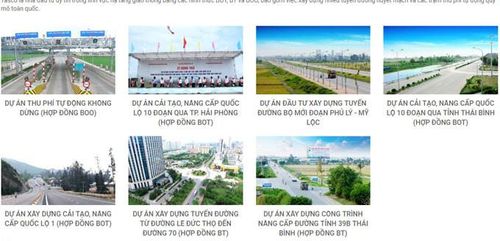 Tasco có nhiều dự án thu phí. Ảnh: HUT