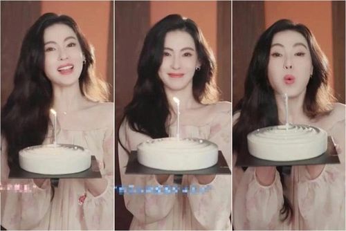 Trương Bá Chi chúc mừng sinh nhật Tinh gia. Ảnh: Sohu.