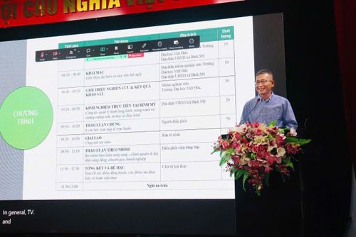 TS Nguyễn Ngọc Hiếu chia sẻ tại hội thảo.