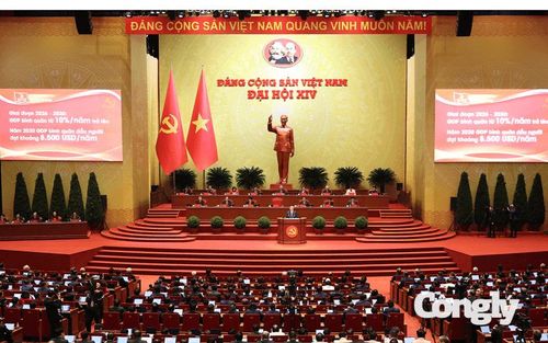 Đại hội đại biểu toàn quốc lần thứ XIV của Đảng là dấu mốc quan trọng trên con đường phát triển của đất nước, khẳng định vai trò lãnh đạo sáng suốt, kiên định của Đảng Cộng sản Việt Nam đối với sự nghiệp cách mạng của dân tộc (Ảnh: VGP)
