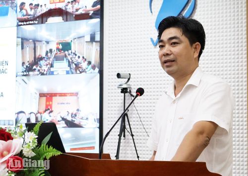 Phó Giám đốc Sở Nông nghiệp và Môi trường tỉnh An Giang Quách Văn Toàn thông tin chuyên đề giải pháp chống khai thác IUU.